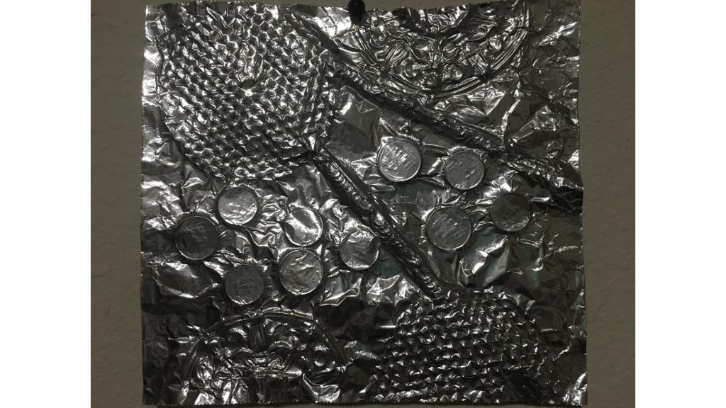 Foil relief of various household products