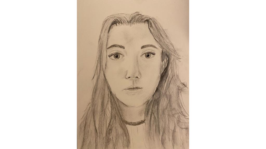 Self portrait of a girl