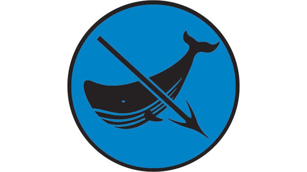 Logo of whale and spear