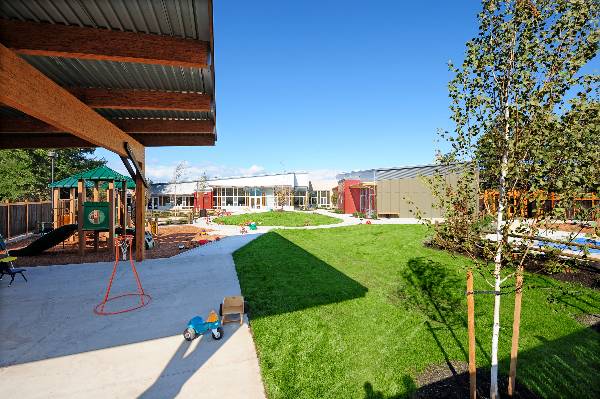 early learning center play area