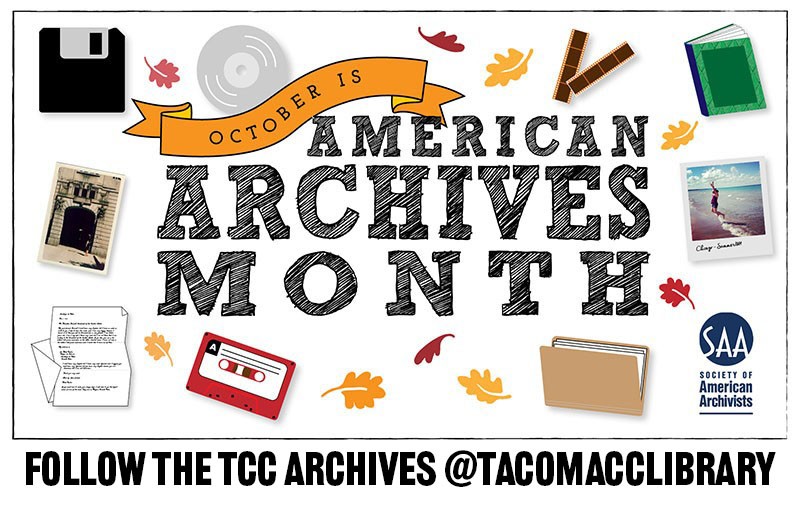 Flyer: October is archives month. 