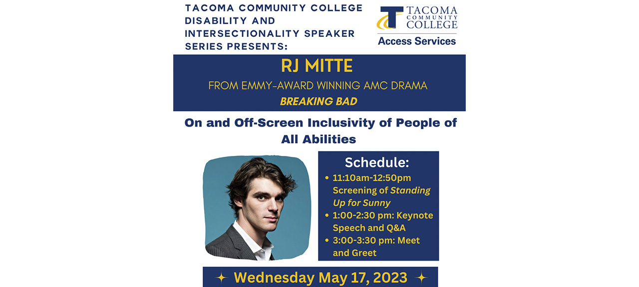 "Breaking Bad" Actor RJ Mitte to Visit TCC May 17