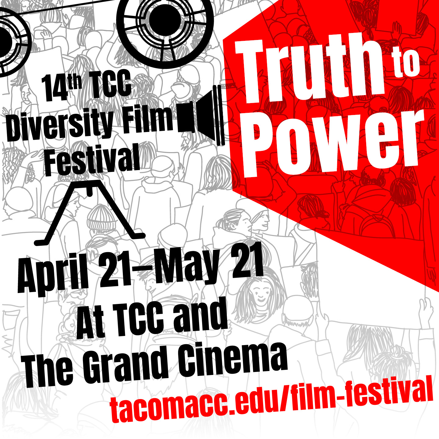 Flyer for diversity film festival 2026.