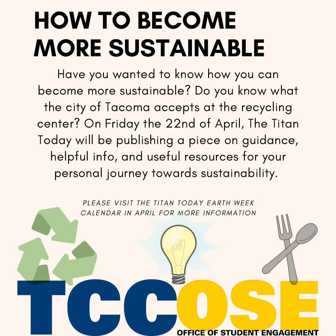 Have you wanted to know how you can become more sustainable? Do you know what Tacoma accepts at their recycling center? 