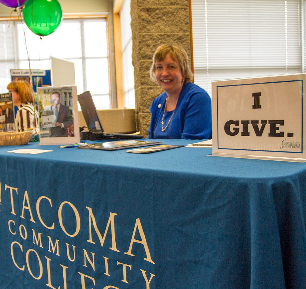 organization at TCC volunteer fair