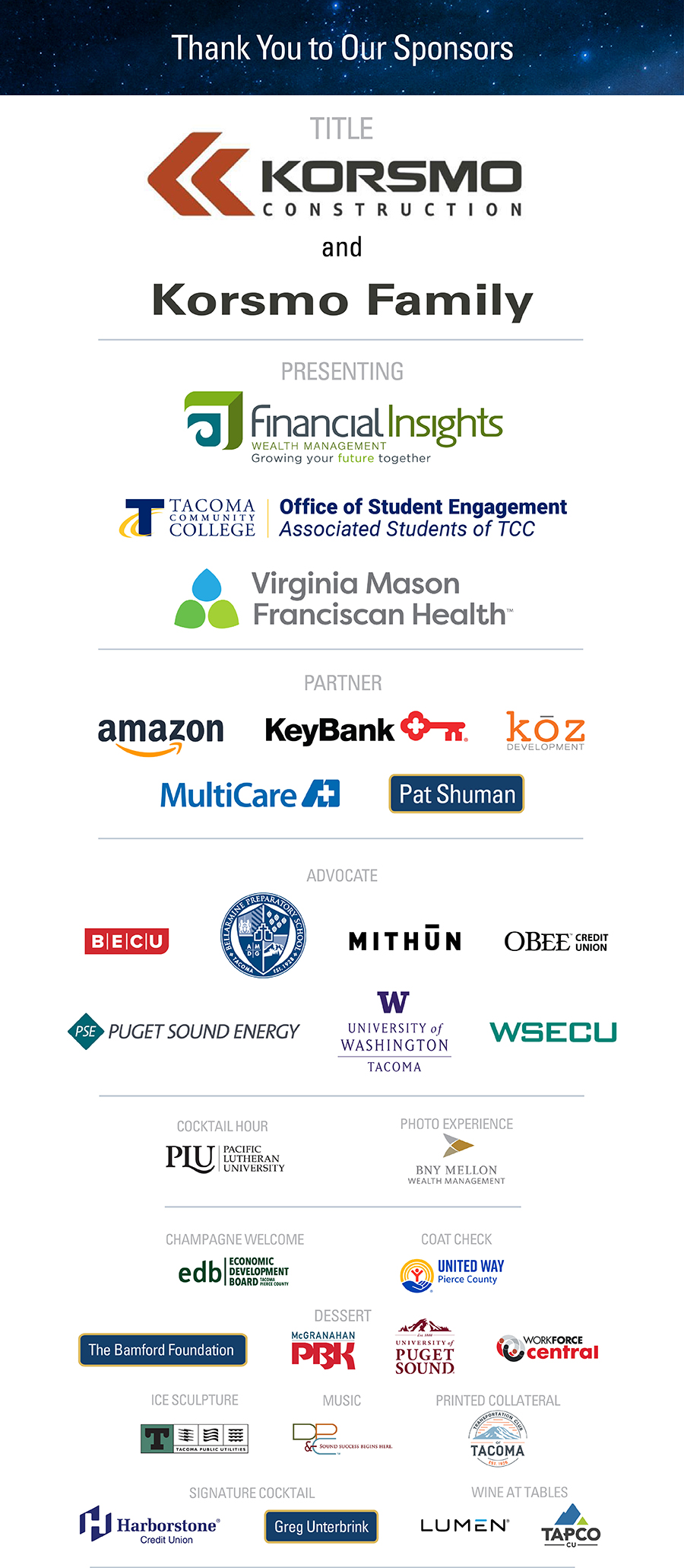 Empowering dreams sponsors' logos