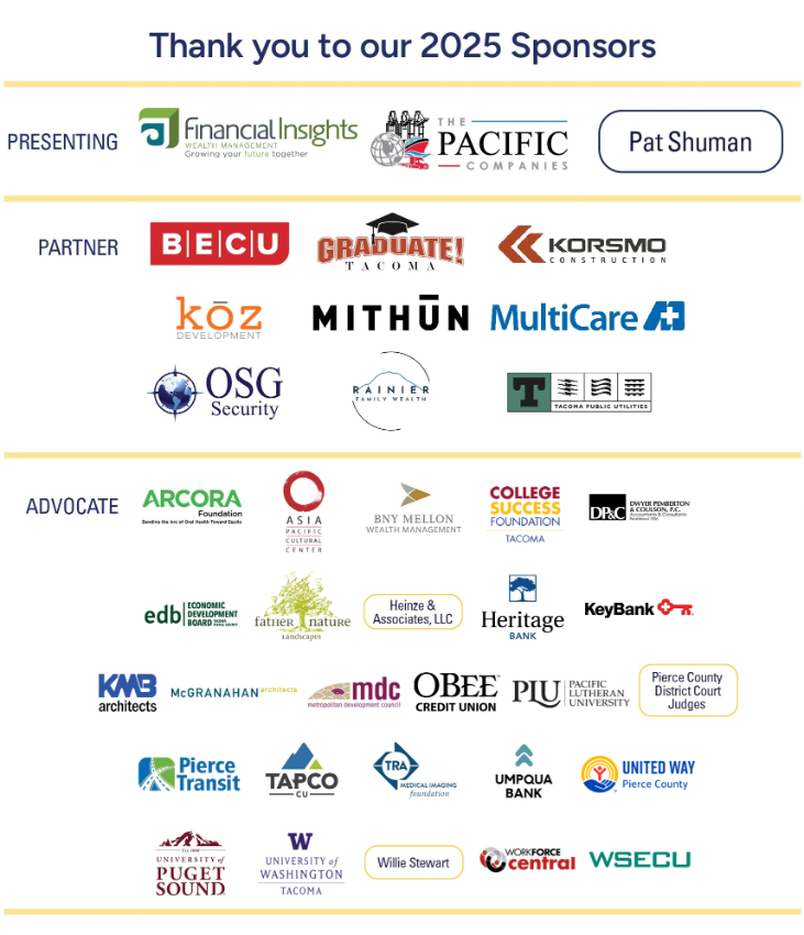 Sponsors Photo with various company's logos.