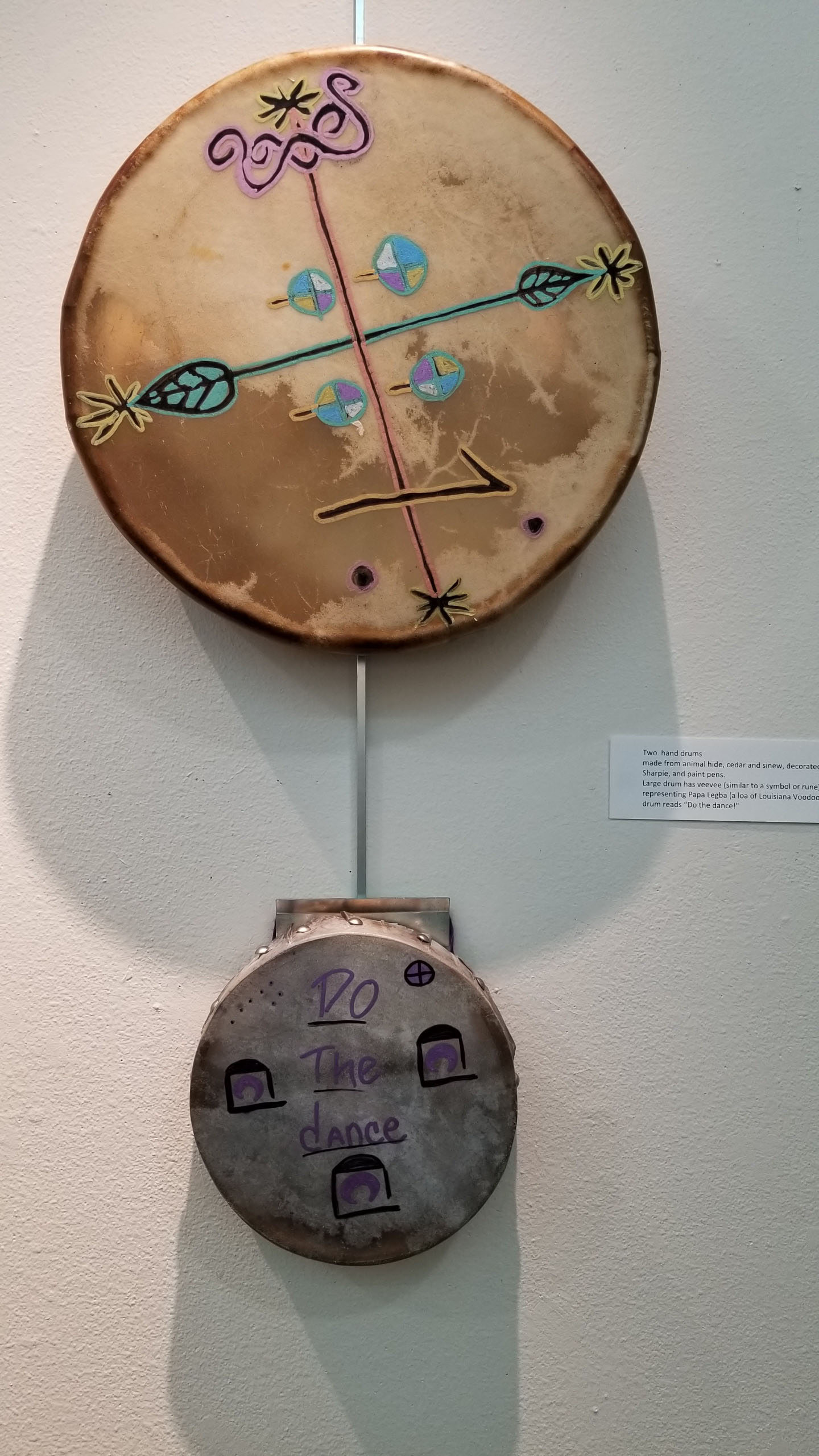 image of a piece of artwork called Ceremonial Drums. 