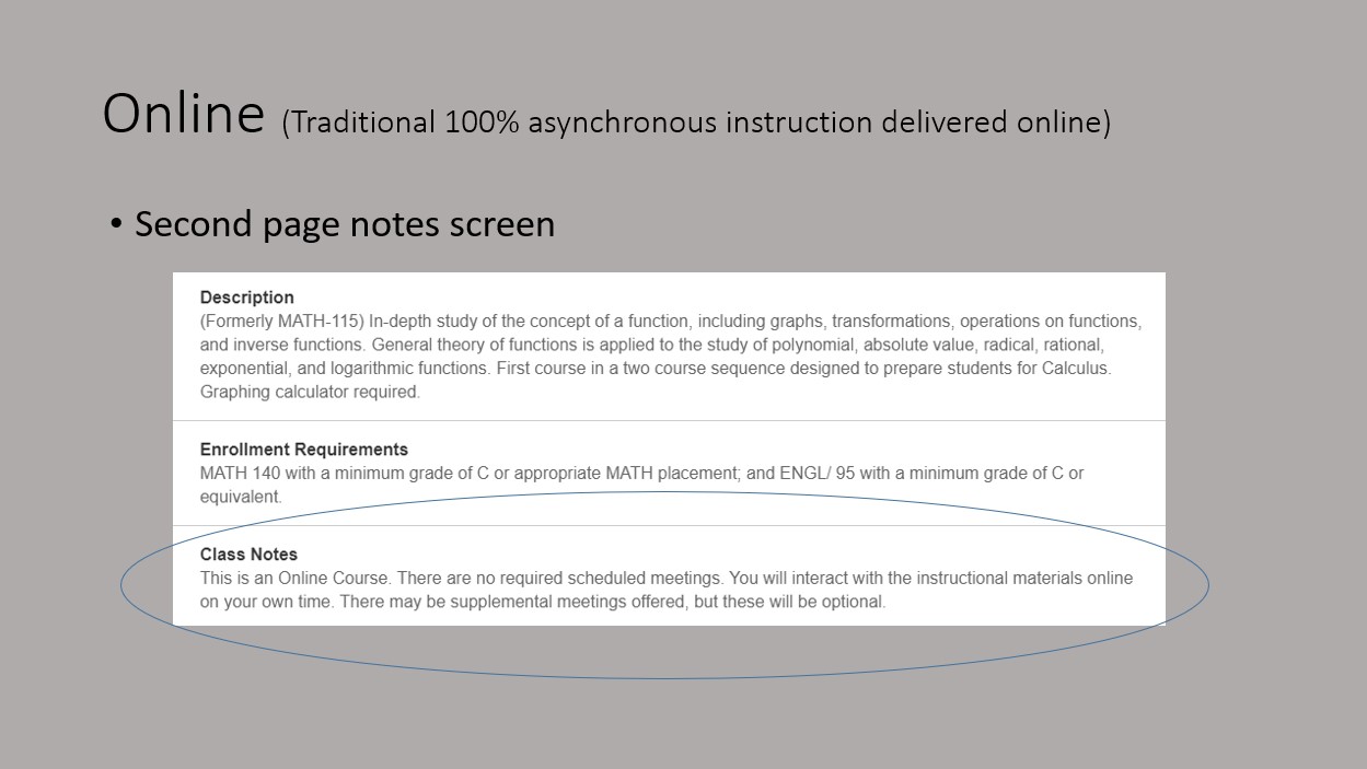 online learning method view in ctcLink