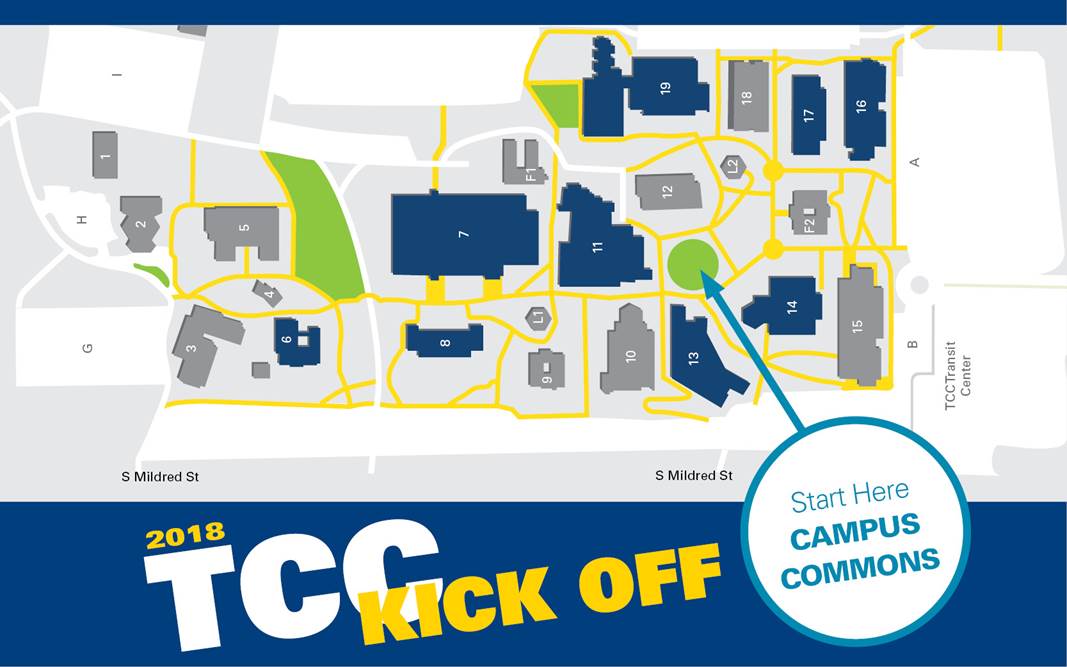 map of tcc showing fall kick off activities