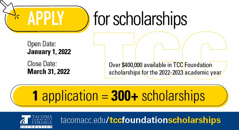 Apply for TCC Foundation Scholarships Starting Jan. 1