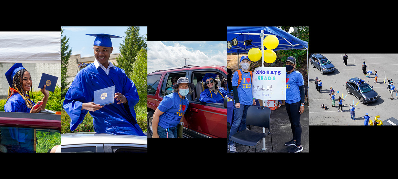 Graduates Roll Through TCC Commencement Parade 