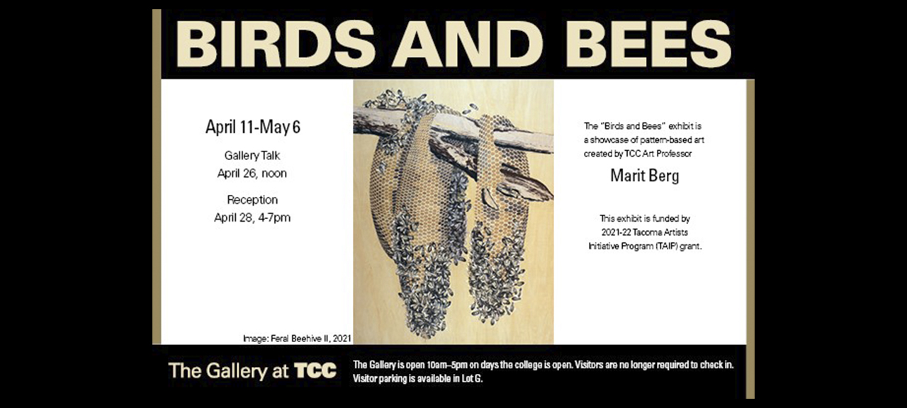 "Birds and Bees," Art by Marit Berg, Opens In The Gallery April 11