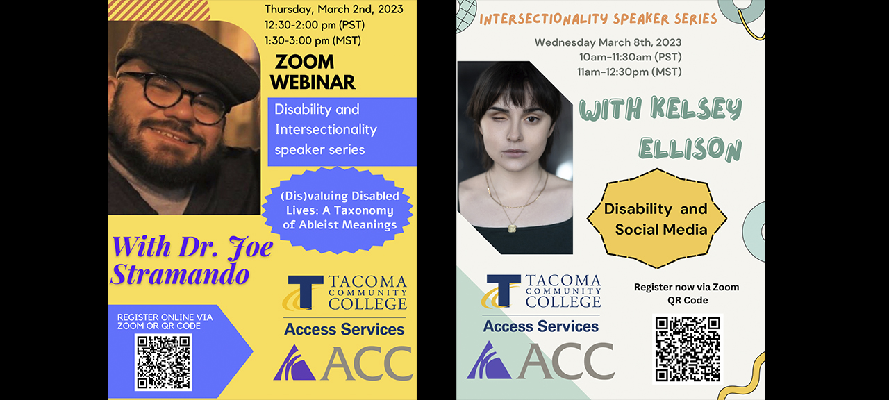 March Disability & Intersectionality Speaker Series Events