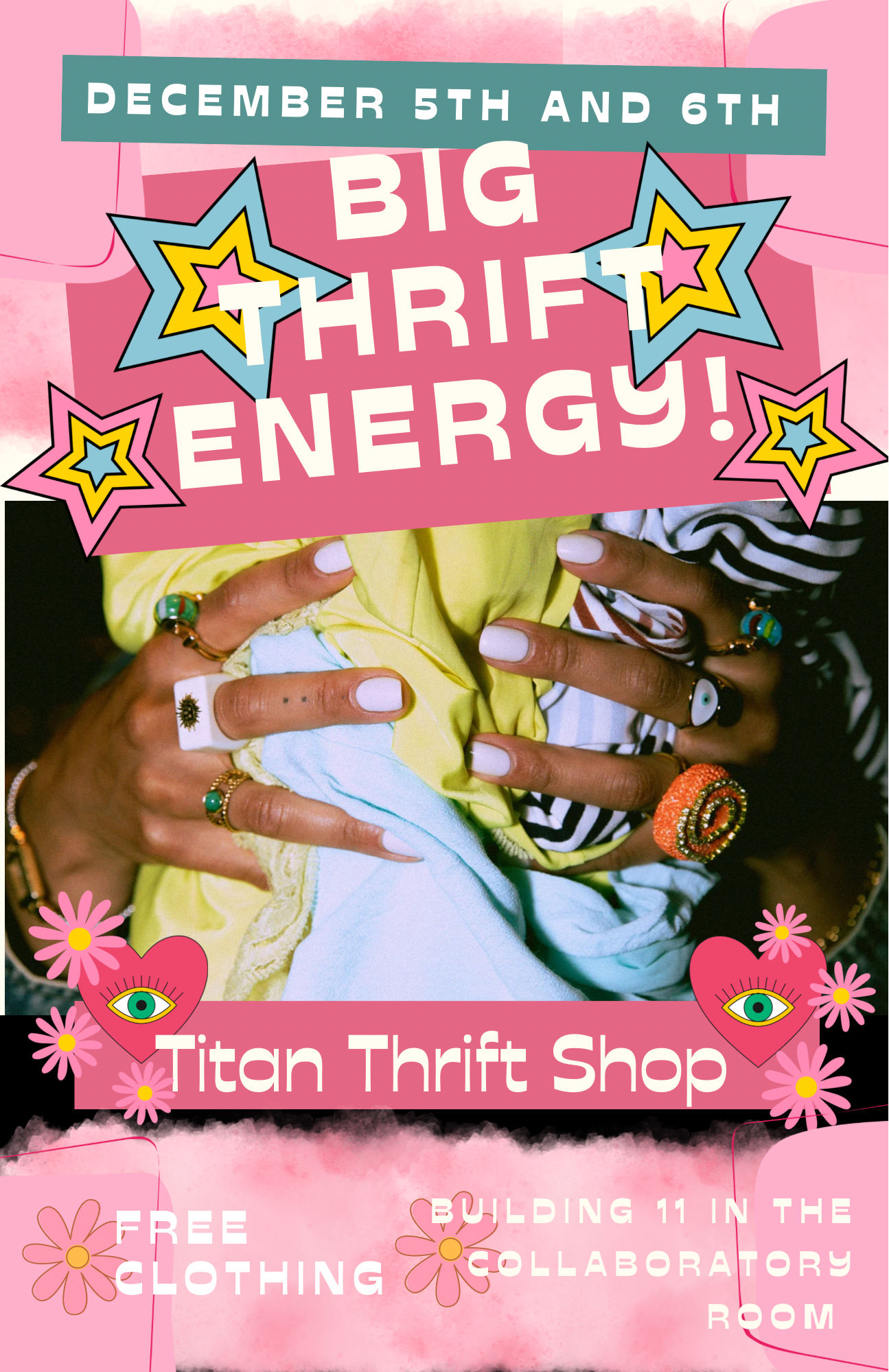 Flyer for Titan Thrift Shop, 1-3 p.m. Dec. 5-6 Building 11