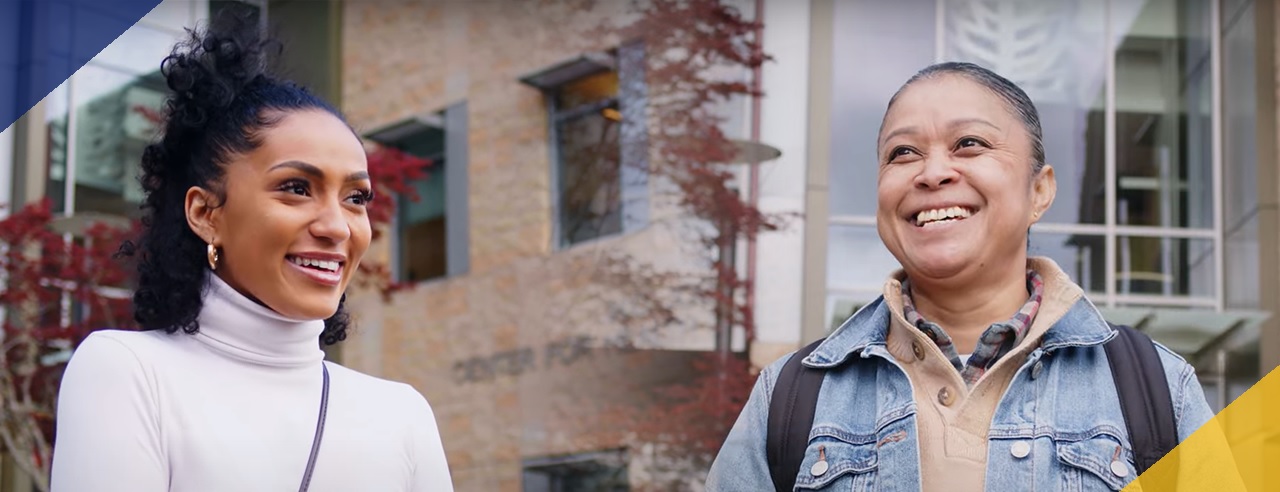 Two Smiling Students