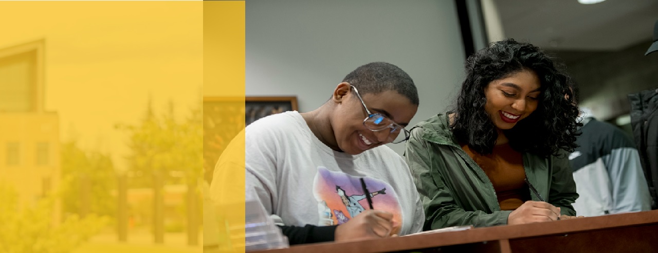 Two Students Studying